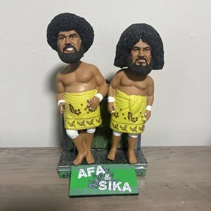 Afa & Sika The Wild Samoans FOCO Bobblehead WWE Legends of the Ring Limited /144 - Picture 1 of 8