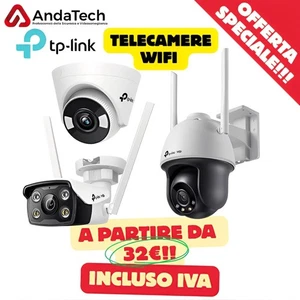 Telecamera Esterno TP-LINK Videosorveglianza con Visione notturna IR Vari Modell - Foto 1 di 43