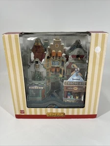 Lemax Essex Street Seaside Christmas Hanging Wall Box Tested Works 75196 READ - Picture 1 of 3
