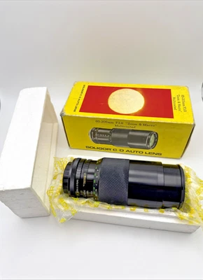 Soligor 85-205mm F3.8 Zoom & Macro Multicoated Auto Lens For Canon FD - Image 1 of 4