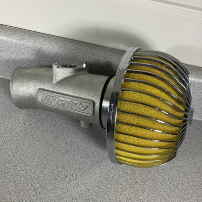 "Tubo de admisión de aire Greddy de 3"" de colección Airinx Trust filtro amarillo JDM hongo SR JZ RB Foto 1 de 4
