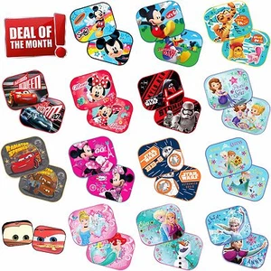 2 x Disney Car Sun Shades UV Kids Baby Children Window Visor 44 x 35cm HOT DEALS - Picture 1 of 16