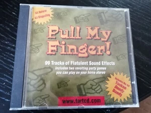 PULL MY FINGER 99 TRACKS OF FLATULENT SOUND EFFECTS CD DISC AS NEW FREEPOST - Picture 1 of 3