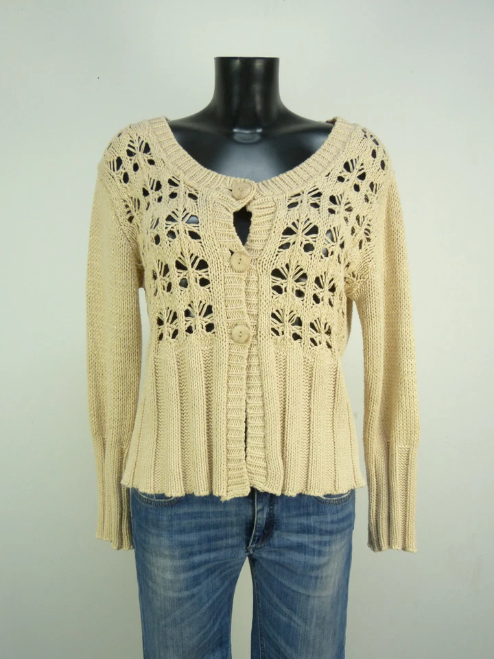 BIBA STRICKJACKE GR M / PFIRSICH TON & NEUWERTIG - SEHR SCHÖN    ( O 0540 ) - Bild 1 von 4