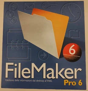 FileMaker Pro 6.0 - CD + Licenza + Manuali Italiano - Mac & Windows - Foto 1 di 4