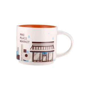 Nueva taza Demitasse Starbucks Pike Place Market You Are Here Series 59 ml - Imagen 1 de 5