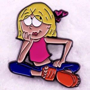 Lizzie McGuire PTD Metall Emaille Pin Cartoon Nickelodeon 90er Jahre The Disney Channel - Bild 1 von 3