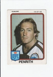 1981 Scanlens Rugby League Ken Wolffe #154 (Penrith Panthers) - Picture 1 of 1