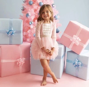 Vestido de vacaciones Posh Peanut 🩰🎄 Rosa Cascanueces Ballet Terciopelo Tul Talla 2T Nuevo con etiquetas - Imagen 1 de 6