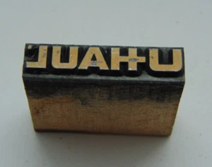 Vintage Printing Letterpress Printers Block U-Haul Moving Trucks - Picture 1 of 2