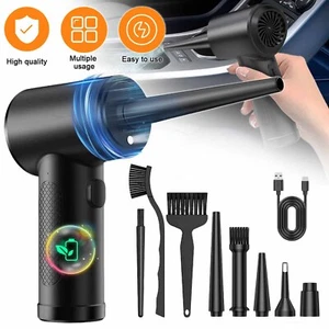 Elektrische Staubgebläse Tastatur Reinigungsset Air Duster Laptop Druckluftspray - Afbeelding 1 van 12