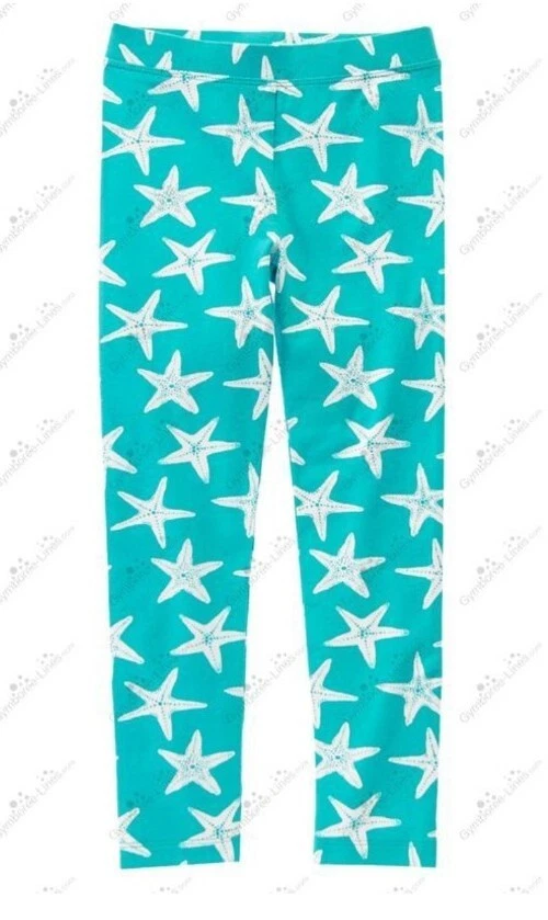 Leggings Gymboree Niñas 4 Estrellas de Mar Azul Aguamarina Nuevo con Etiquetas  Foto 1 de 2