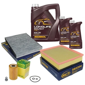 FILTERSET INSPEKTIONSPAKET+MANNOL 5W30 ÖL 2.0 TDI BiTDI für VW AMAROK 122-180 PS - Bild 1 von 1