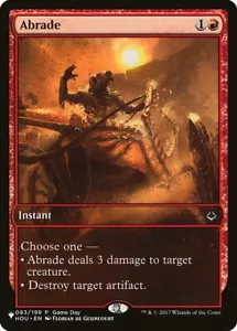 Abrade x1 1x The List Arte Completo Casi Nuevo Magic The Gathering - Imagen 1 de 1