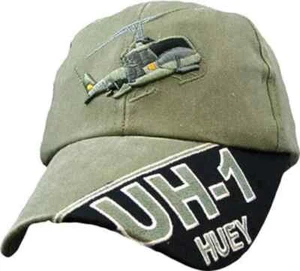 Air Force UH-1 Huey Ball Cap, verstellbar, grün - Bild 1 von 4