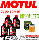 KTM SMC R 4T 690 2012 2013 KIT TAGLIANDO 4 LT MOTUL 7100 10W40 + FILTRO OLIO
