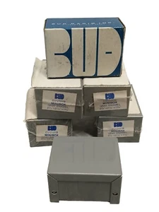 BUD Industries CU-2101B Aluminum Mini box Enamel Gray - Picture 1 of 7