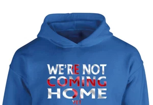 CHILDRENS Not Coming Home Yet England Hoodie Fanmade Euro World Cup Lions Kids - Picture 1 of 5