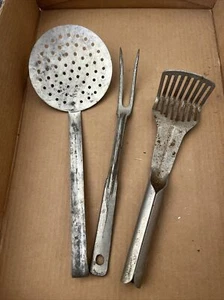 3 Pc Depression Era Kitchen Tools 2 Are Marked - Picture 1 of 4
