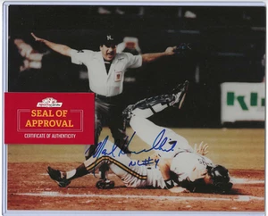MLB Baseball #4 Schiedsrichter Mark Hirschbeck signierte 8x10 Foto Sport Karten (SC SOA) - Bild 1 von 9