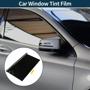 Nano Ceramic Car Window Tint Film 6.56ft x 11.8in Black Chrome VLT 13% UVR 95% - Bild 1 von 8