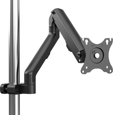 Height Adjustable Pole Mount Monitor Arm for 17"-27" Screens with Mechanical Spr - Image 1 of 4