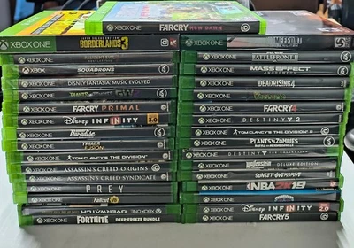 Microsoft Xbox One Game Lot With Cases You Pick & Choose - Image 1 of 4