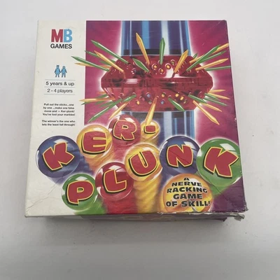 MB Ker-Plunk NERVE RACKING GAME OF SKILL 1996 Board Game Complete - Image 1 of 4