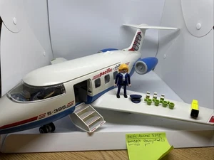 Playmobil City Action Pacific Airline Plane 5395 Geobra Yr2001 - 95% Complete - Picture 1 of 10
