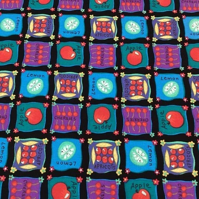 Unbranded-Fruit Squares-4.9 Metres-100% Cotton  - Image 1 of 4