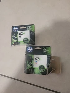Cartucho de tinta de alto rendimiento HP C2P05AN 62XL - Black Noir 2 paquetes - Imagen 1 de 10