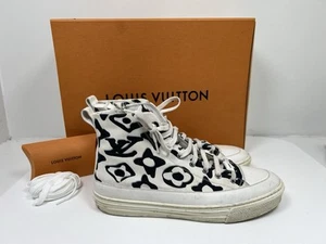Louis Vuitton X Urs Fischer High Top Sneakers Women Size 40 / 10 - Picture 1 of 11