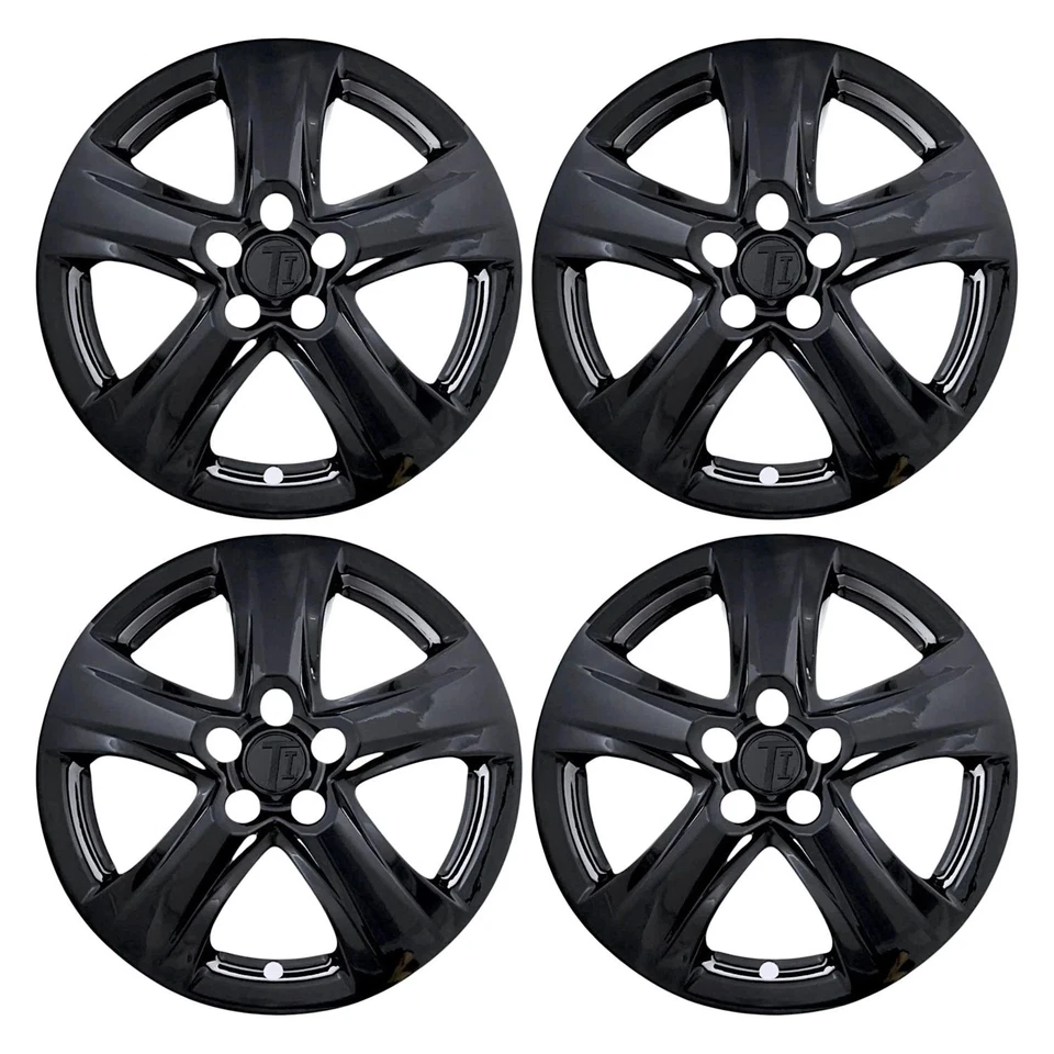 For Toyota Highlander 2020-2024 Trim Illusion 18" Gloss Black Wheel Skin Set - Image 1 of 4