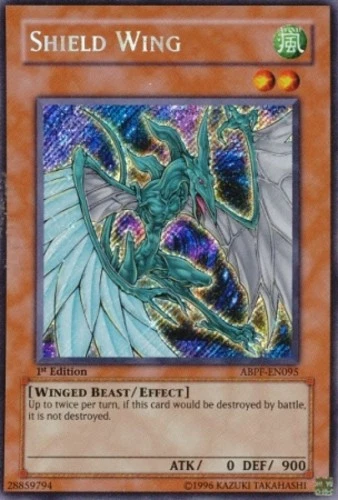 Moderately Played Shield Wing - ABPF-EN095 - Secret Rare - Unlimited Edition - Y - Image 1 of 1