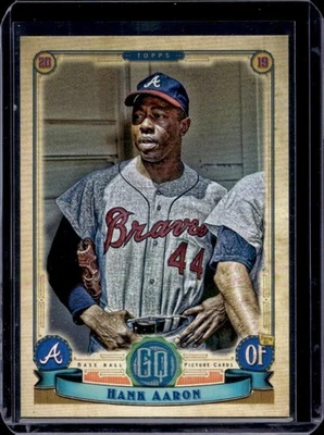 2019 Topps Gypsy Queen Hank Aaron SP #311 Braves - Image 1 of 2