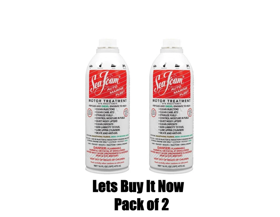 Sea Foam SF-16 Motor Treatment for Gas and Diesel Engines 16 oz. Pack Of 2 Foto 1 de 1