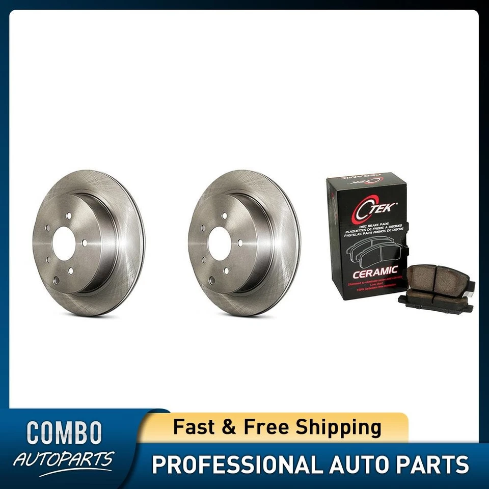 Juego de pastillas de freno de disco delanteras rotor de freno de disco para Nissan Aprio 2008-2010 Foto 1 de 4