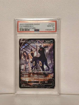 (AUS) Pokemon TCG 2022 Brilliant Stars Umbreon V TG22/TG30 PSA 10 - image 1 of 4