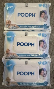 *3* Pooph, 50 Stück, schnell reinigend, frisch & effektiv Haustiergeruch beseitigende Tücher - Bild 1 von 3