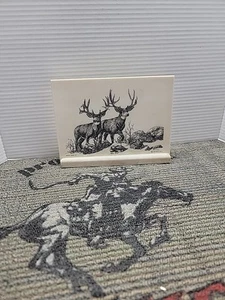 Vintage 1994 Bernie Brown Montana Marble Inc. "BUCK FEVER" /0725-ys3 - Picture 1 of 9