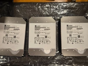 HUH721010AL4200/42C0 HGST Ultrastar He10 10TB 3x drives with errors - Zdjęcie 1 z 2
