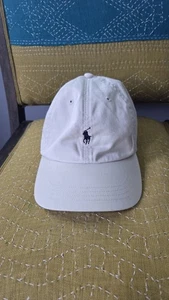 Polo Ralph Lauren Classic Pony Iconic Embroidered Logo Baseball Cap, Tan Navy - Picture 1 of 10