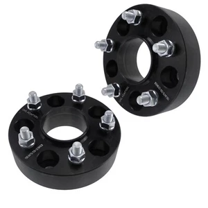2pcs 1.5" Hubcentric Wheel Spacers BLACK fits Chevy Camaro Corvette Hot Rod - Picture 1 of 3