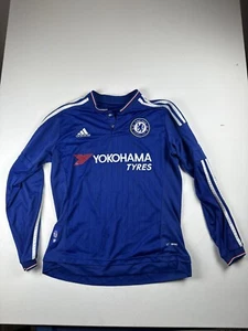Adidas Chelsea FC Eden Hazard#10 2015/2016 Long Sleeve Home Jersey M See photo - Picture 1 of 9