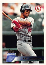 Ray Lankford 1996 Topps Chrome 130  St. Louis Cardinals