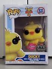 Funko Pop Disney PIXAR Toy Story 4 Ducky #531 Flocked FYE Exclusive w/ Protector