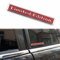 1* 3D Limited Edition Style Emblem Car Body Trim Sticker Decal Badge Accessories