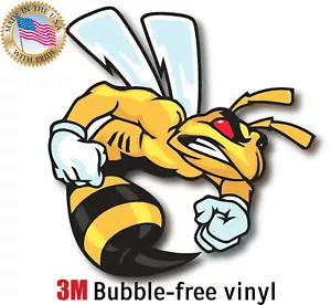 ANGRY SUPER BEE DECAL STICKER 3M USA MADE TRUCK VEHICLE WINDOW CAR LAPTOP WALL - Picture 1 of 1