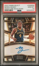 2022-23 Panini Select Signature Selections Moses Moody - PSA 10