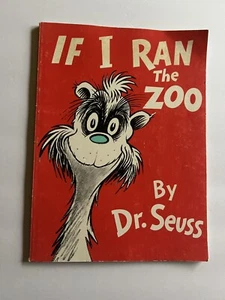 If I Ran the Zoo by Dr. Seuss Book 8x11 Paperback Vintage OOP - Picture 1 of 10
